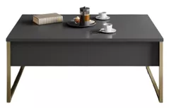 Журнальный столик Trendy Lux, Antracit, Aur 74x13,4x98cm