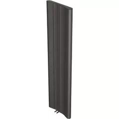 Radiator Carisa CURVY 1800x495 CUR 9005 TEX Black (4 elem) alum