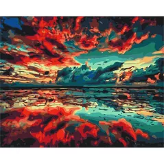 Tablou pe numere BrushMe BS52183 40*50 cm (în cutie) Reflecția lumii