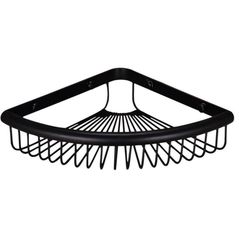 Raft de baie Frap F352- 6 Etajera coltara INOX NEGRU un nivel 210x210x60