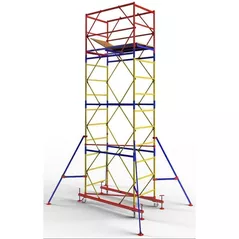 Scară Lider-Tech 1+1 Turn mobil PSRV, H=3.6m (marimea podinei 2.0x0.75m)