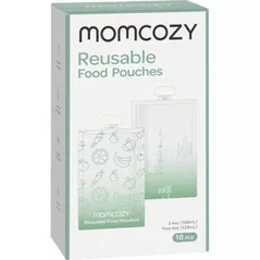 Container alimentare Momcozy RP001-GW00NB-A Pungi pentru pastrarea mancarii, 100ml, 10buc