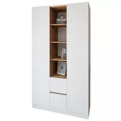 Шкаф Smartex (15833) N14 140cm Alb+St.Inchis