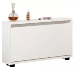Raft pentru încălțăminte Mobildor-Lux Leo Slim 100x16x47H cm White