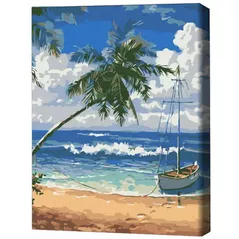 Картина по номерам BrushMe RBS51690FC 30x40 сm (fără cutie) Insula paradisului