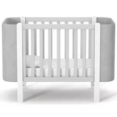 Кроватка Veres 05.3.1.212.17 ЛД5 Монако Велюр (бело-серый)