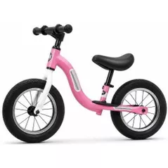 Велосипед New World LZ-009 NEW Bicicleta fara pedale cu ghidon negru roz 2432D