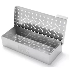 Товар для пикника Weber W7576 Smoker Box Inox, container pentru afumare cu aschii