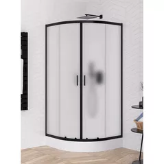 Cabină de duș New Trendy Suvia Black Quadrant Matt 80x80x206 (ZS-0017)