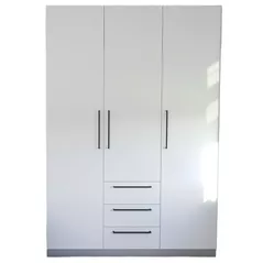 Шкаф Bayro Serenity 1500x2200x518 white cu 3 sertare