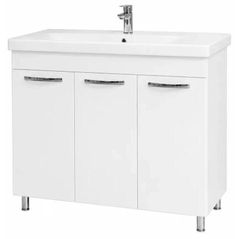 Шкаф под умывальник Mashtab 11517 Agat cu cos 100cm Alb