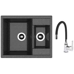 Мойка кухонная со смесителем Dr.Gans Astra 620K + SanDonna F 9995 negru