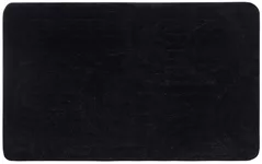 Covoraș de baie Bisk 08591 RIST 80/50, negru