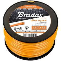 Леска для триммера Bradas Леска для триммера ULTRA с квадратным сечением 3,0 мм x 153 м ZUK30135KG