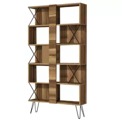 Raft de birou Trendy Extra, Nuc 90x167x22cm, raft de carti