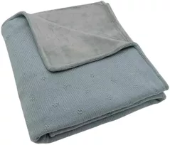Детское постельное белье Jollein 517-522-68035 Paturica Cosy Knit Sea Green/Velvet, 100x150cm