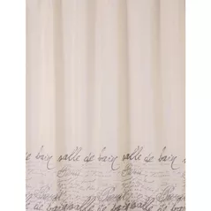 Perdea de duș Bisk 06879 TXT STAMP 180x200