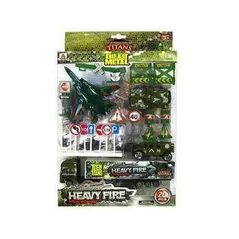 Mașină Promstore 36533 Набор спецмашин военных Heavy Fire 1:87, металл 28x21x4cm