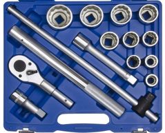 Set de unelte de mână King Tony 6014MR12 набор 3/4" торцевых головок 12 гран. 22-50мм принадл, 14 пр.