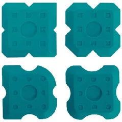 Șpaclu Bihui STAK4 pentru etanșant de rosturi 4 buc