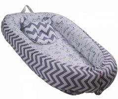 Cocon pentru bebelusi PernaMea Babynest HappyBaby Albastru (PM.100927/4)