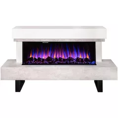 Камин электрический ArtFlame Monro & Dalas, 750x1400x300 mm, Alb