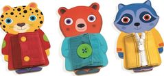 Игрушка Djeco DJ01663 Joc educativ cu haine Ziptou