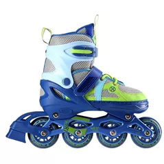 Роликовые коньки Nils NJ1828A Abisal BLUE-GREEN 35-38