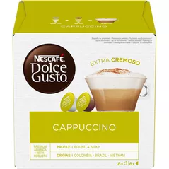 Cafea Nescafe Dolce Gusto Cappuccino 186,4g (8+8capsule)