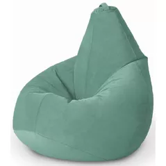 Fotoliu BeanBag BeanBag BM5846, Кресло Груша из велюра Standart, с двойным чехлом, XL, Ментоловый