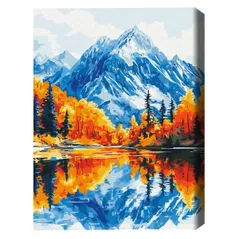 Картина по номерам BrushMe BS54178 40x50cm (în cutie) Toamnă în munți