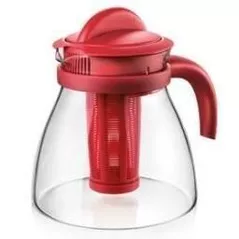 Чайник заварочный Tescoma 647110,2 Monte Carlo 1.5 l, cu infuzor, rosu