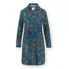 Домашний текстиль Pip Studio 51.503.572 Daaltje Long Sleeve Nightdress Querida Dark Blue L Dark Blue