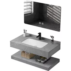 Шкаф под умывальник SanDonna Set 1009G (60cm) piatra sinterizata