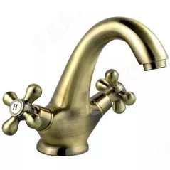 Смеситель для умывальника Ferro Antica BAI2BR bronz fara ventil (lavoar)