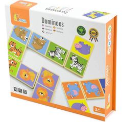 Настольная игра Viga 51307 Domino Wild Animals