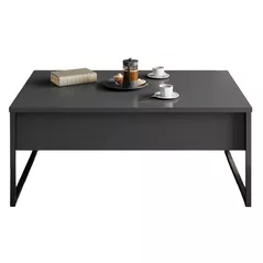 Măsuţă cafea Trendy Lux, Antracit, Negru 90x40x60cm