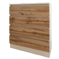 Комод Smartex (16062) Т1 90cm Ivory+Stejar Inchis
