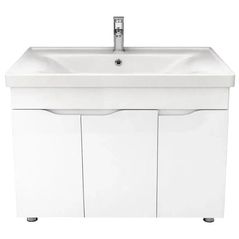 Шкаф под умывальник Mashtab 12009 Sava Dp.Print cu 3 Uși 100cm Alb