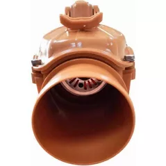 Запорная арматура Aquer ZB110, supapa de sens PP pentru canalizare, d 110, oranj