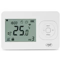 Termostat de cameră miscellaneous 2309611 PNI-CT62, programabil, radiofrecventa, ecran LCD, PNI