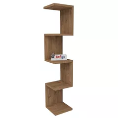 Офисный стеллаж Bofigo Зигзаг, 23x23x111 см, Дуб (15-12-02)