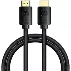 Кабель для AV Baseus CAKGQ-K01 HDMI to HDMI, V1.4, High Speed, 8K@60Hz 2M, High Definition Series, Black