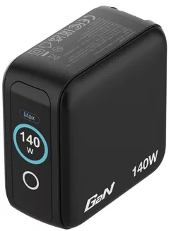 Зарядное устройство сетевое Verbatim VER_30240 Mini GaN Charger with Display 140W