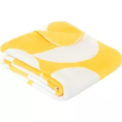 Textile de casă Ibena 1011/900 Jacquard Decke Kahuku Yellow/ivory