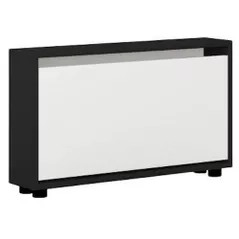 Raft pentru încălțăminte Mobildor-Lux Leo Slim 60x16x47H cm Anthracite/White