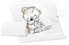 Детское постельное белье PernaMea Set lenjerie 3 piese Teddy Love Grey (PM.100468/8)