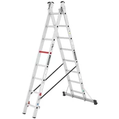 Лестница Cagsan TSA5 двухсекционная, 2x8 ст, H=4.12m, макс.нагрузка150kg