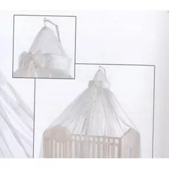 Кроватка Italbaby 801.0060 Круговой кружевной полог Regale