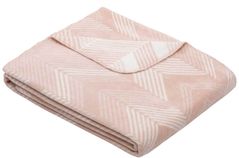 Textile de casă Ibena 2355/500 Jacquard Decke Cubert Pink/ivory